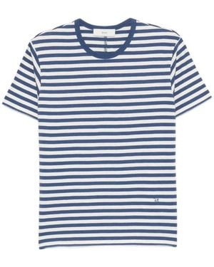 DUNST Tops ,Blauw ,Katoen Gestreepte T-Shirt