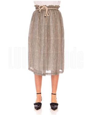 Alpha Studio Midi Skirts - Neutro