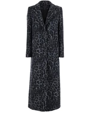FEDERICA TOSI Single-Breasted Coats - Black