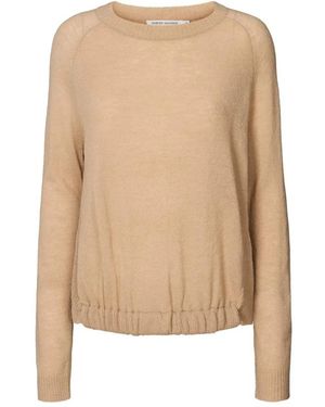 Rabens Saloner Round-Neck Knitwear - Natural