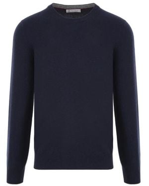 Brunello Cucinelli Cashmere Knitwear - Blu