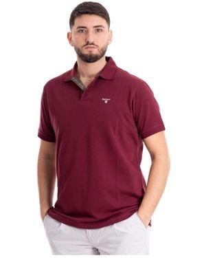 Barbour Polo Shirts - Rojo