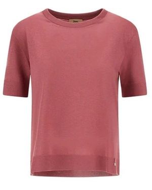 Herno Round-Neck Knitwear - Pink