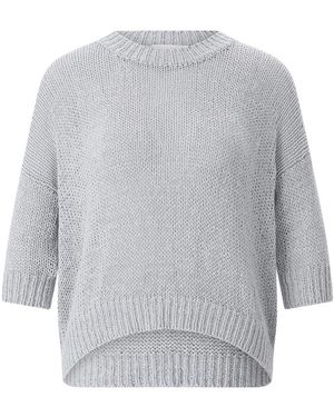 Roberto Collina Pullover Aus Baumwollstrick - Grau