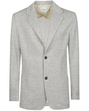 Ballantyne Bmj036 Single Breasted Jacket - Grau