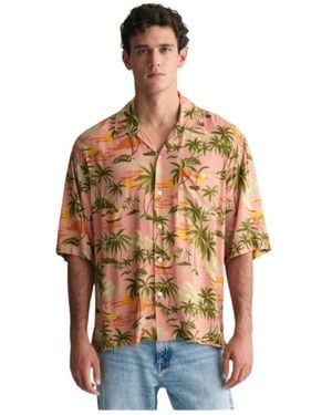 GANT Short Sleeve Shirts - Multicolour