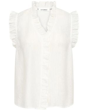 co'couture Sleeveless Tops - White