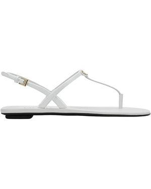 Prada Schoenen ,Wit ,Leer Infradito