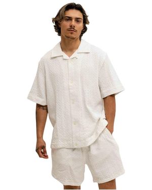 Pure Path Short Sleeve Shirts - Blanco
