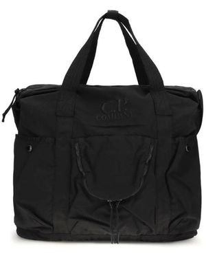 C.P. Company Twill Schultertasche - Schwarz