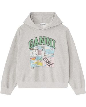 Ganni Hoodies - Grey