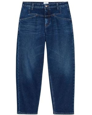 Closed Cropped Jeans - Azul