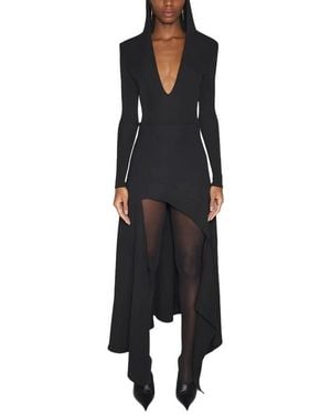 Mugler Midi Dresses - Noir