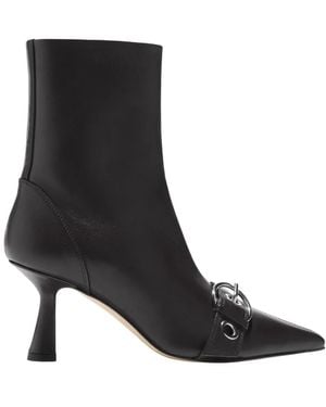 Aeyde Schoenen ,Zwart ,Leer Heeled Boot