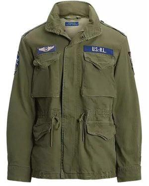 Polo Ralph Lauren The Iconic Military Jacket With Logo - Green
