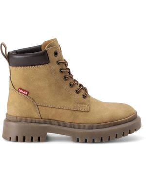 Levi's Lace-Up Boots - Marrón