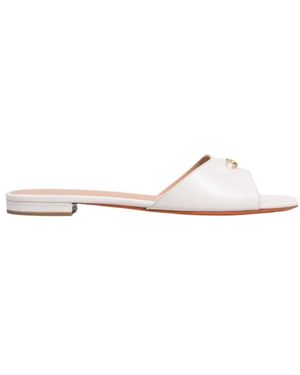 Santoni Sliders - Blanco