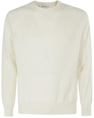Kangra Round-Neck Knitwear - Bianco