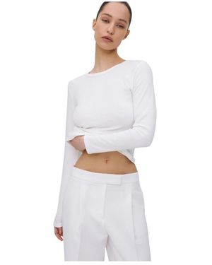 ESTRO Long Sleeve T-Shirts - White