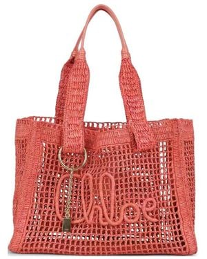 Chloé Tote Bags - Rosso