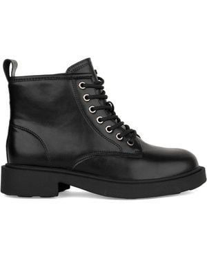 KEDDO Lace-Up Boots - Black