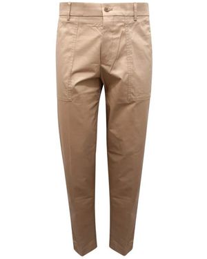 Berwich Slim-Fit Trousers - Natural