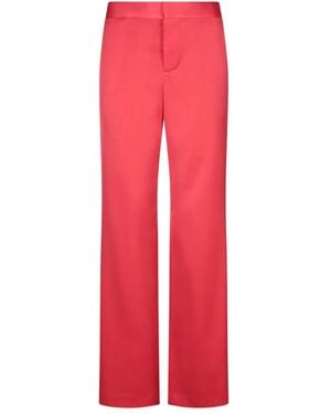 Alice + Olivia Straight Trousers - Rouge