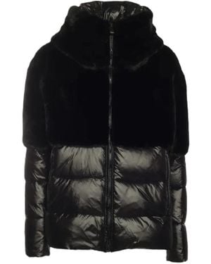 Blauer Jacke - Schwarz