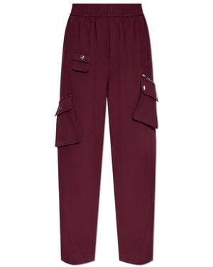 Ganni Tapered Pants - Purple