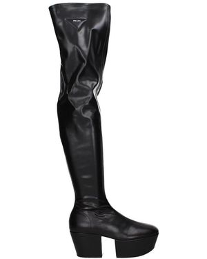 Prada Over-Knee Boots - Negro