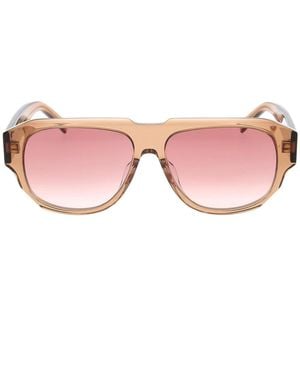 Givenchy Accessoires ,Stijlvolle Zonnebril Met Uniek Ontwerp - Roze