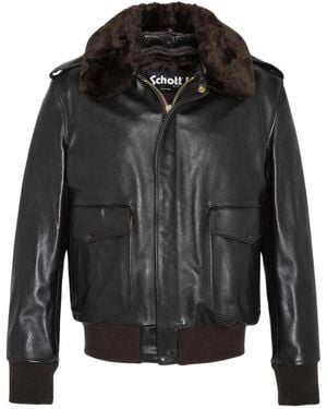Schott Nyc Leather Jackets - Black