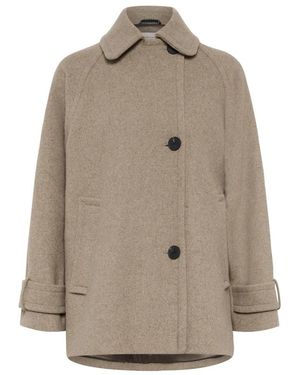 Inwear Double-Breasted Coats - Neutro