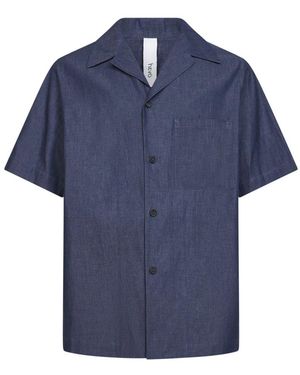 Hevò Short Sleeve Shirts - Blu
