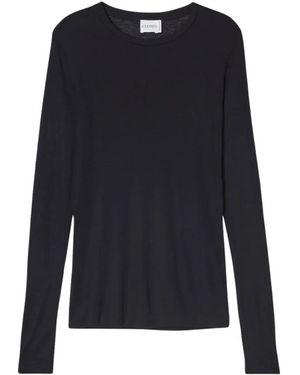 Closed Long Sleeve T-Shirts - Blue