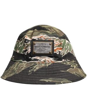Dolce & Gabbana Camouflage Emmerhoed - Groen