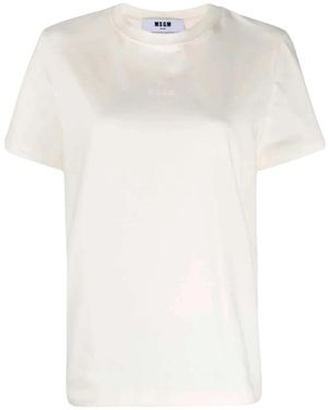 MSGM T-Shirts - Bianco