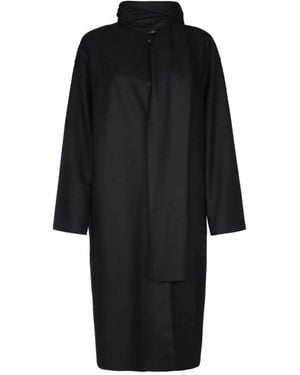 Harris Wharf London Single-Breasted Coats - Black