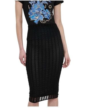 Pinko Midi Rok - Zwart