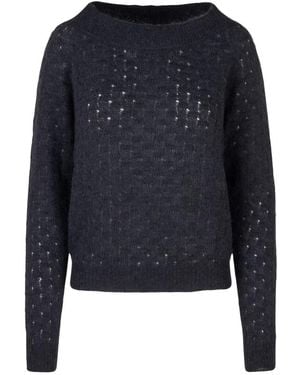 Gran Sasso Round-Neck Knitwear - Azul