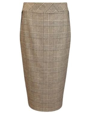 D.exterior Rokken ,Bruin ,Leer Midi Rok - Naturel