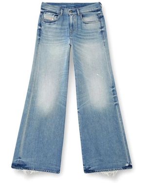 DIESEL Wide Jeans - Bleu
