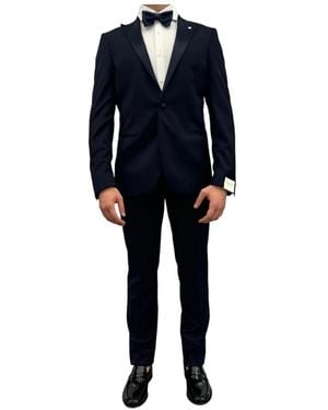 L.B.M. 1911 Single Breasted Suits - Blue