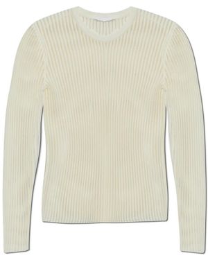 Helmut Lang Round-Neck Knitwear - Blanco