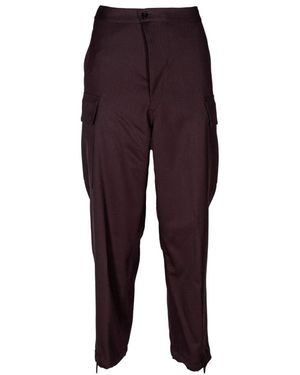Grifoni Straight Trousers - Viola