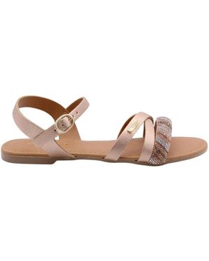 Scapa Bequeme Sandale Mit Bekkenkrab Detail - Braun