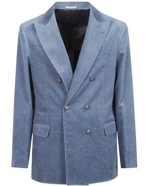 Brunello Cucinelli Jassen ,Blauw ,Mv 4517Bpdkc 005 Blazer