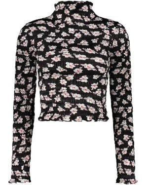 AMY CROOKES Long Sleeve Tops - Black