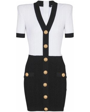 Balmain Knitted Dresses - Black
