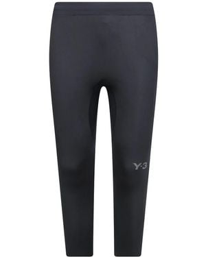 Y-3 Run Tights - Blauw